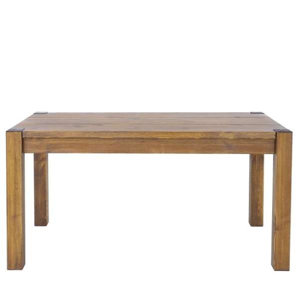 RUSTIK Tisch aus Massivholz Gewachst 1