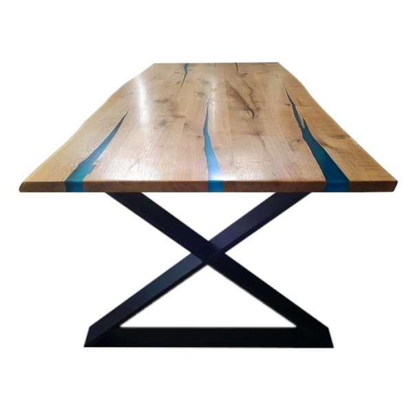 EPOXY ONE TABLE - Eichenholztisch mit Epoxidharz